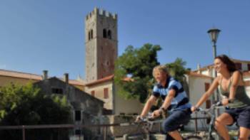 cycling in Motovun, Croatia