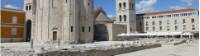 Walk around the symbol of Zadar city in Croatia; the Church of St Donatus