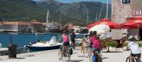 Children cycling into the town of Jelsa on the island of Hvar | Ross Baker