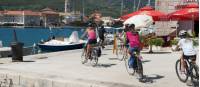 Children cycling into the town of Jelsa on the island of Hvar |  <i>Ross Baker</i>