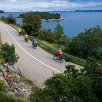 Cycling on the Dalmatia Island of Korcula