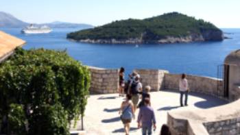 Viewpoint in Dubrovnik, Croatia