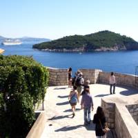 Viewpoint in Dubrovnik, Croatia