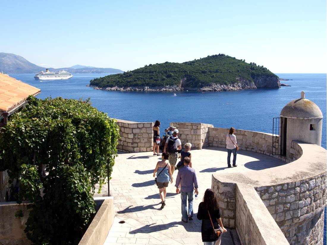 Viewpoint in Dubrovnik, Croatia