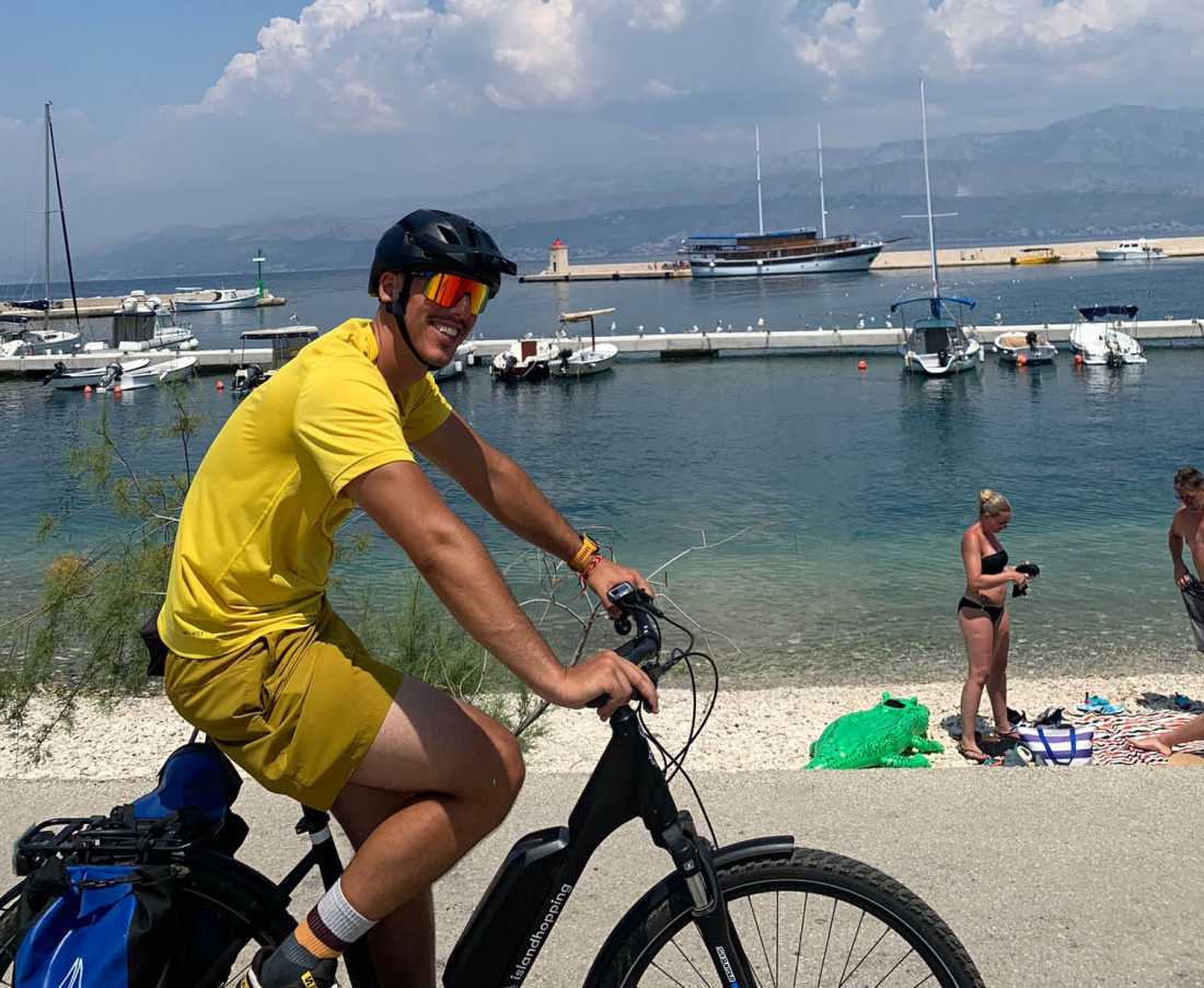 Enjoying the Croatia Bike & Boat tour |  William Counsell