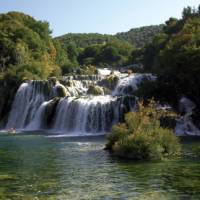Picturesque Krka National Park in North Dalmatia, Croatia