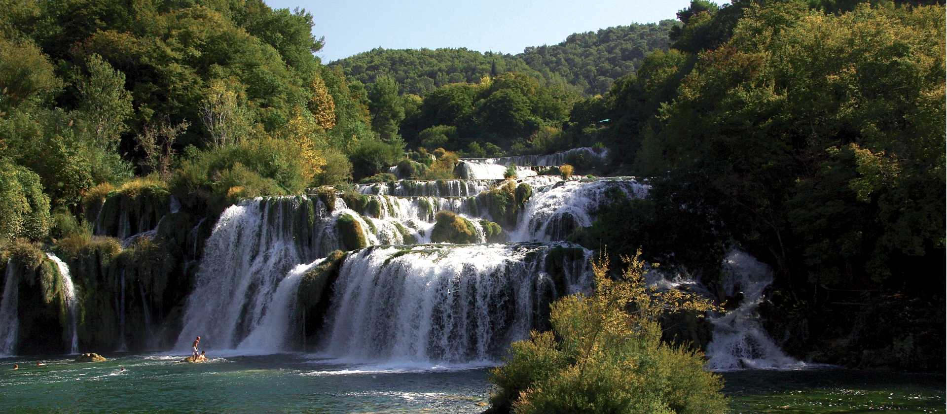 Picturesque Krka National Park in North Dalmatia, Croatia