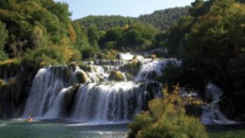 Picturesque Krka National Park in North Dalmatia, Croatia