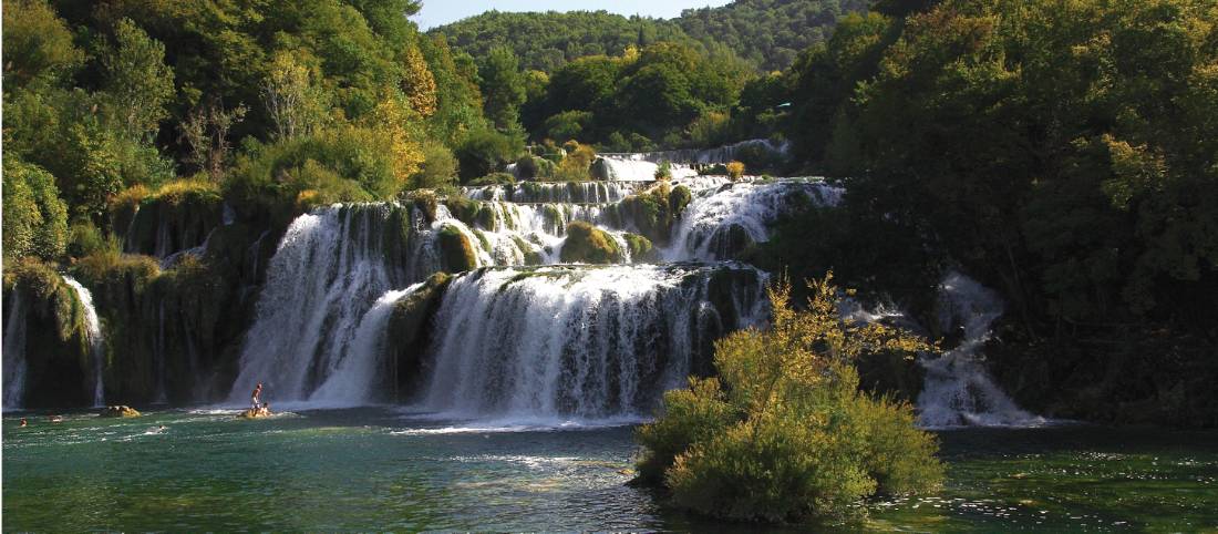 Picturesque Krka National Park in North Dalmatia, Croatia