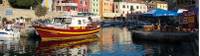 The colourful port town of Veli Lošinj, Croatia