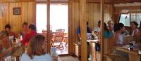 Dining room aboard Linda, Kvarner Bay, Croatia