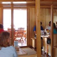 Dining room aboard Linda, Kvarner Bay, Croatia