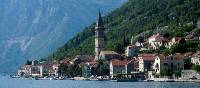 The old town of Perast on the edge of Kotor Bay