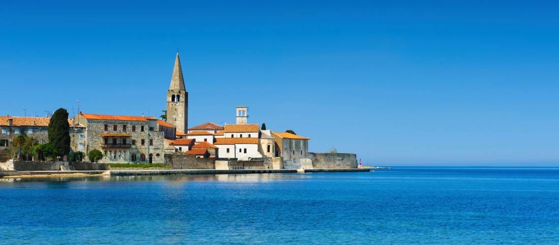 The Adriatic town of Porec, Croatia