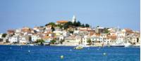 The town of Primosten as visited on our National Parks of Dalmatia trip