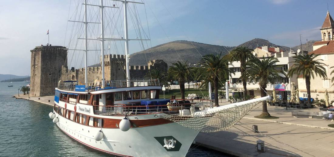 Princeza Diana moored at Trogir |  <i>Rob Keating</i>