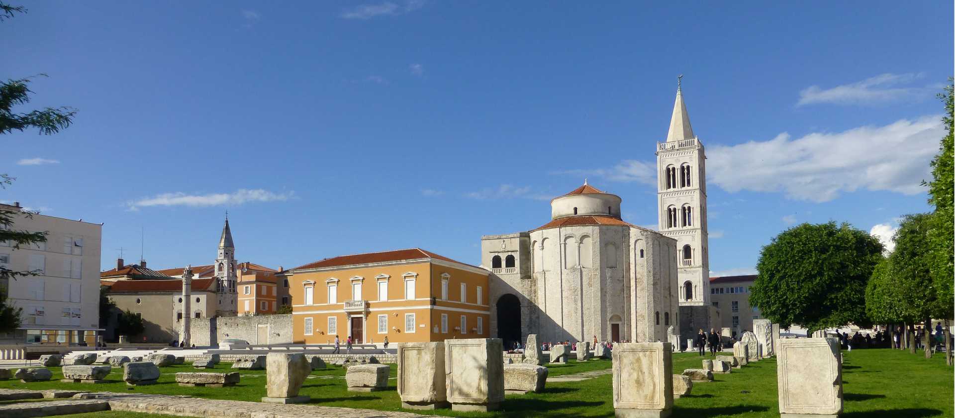 The interesting town of Zadar with its important place in Croatian history