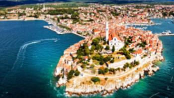 The beautiful town of Pula on the Istrian Peninsula, Croatia