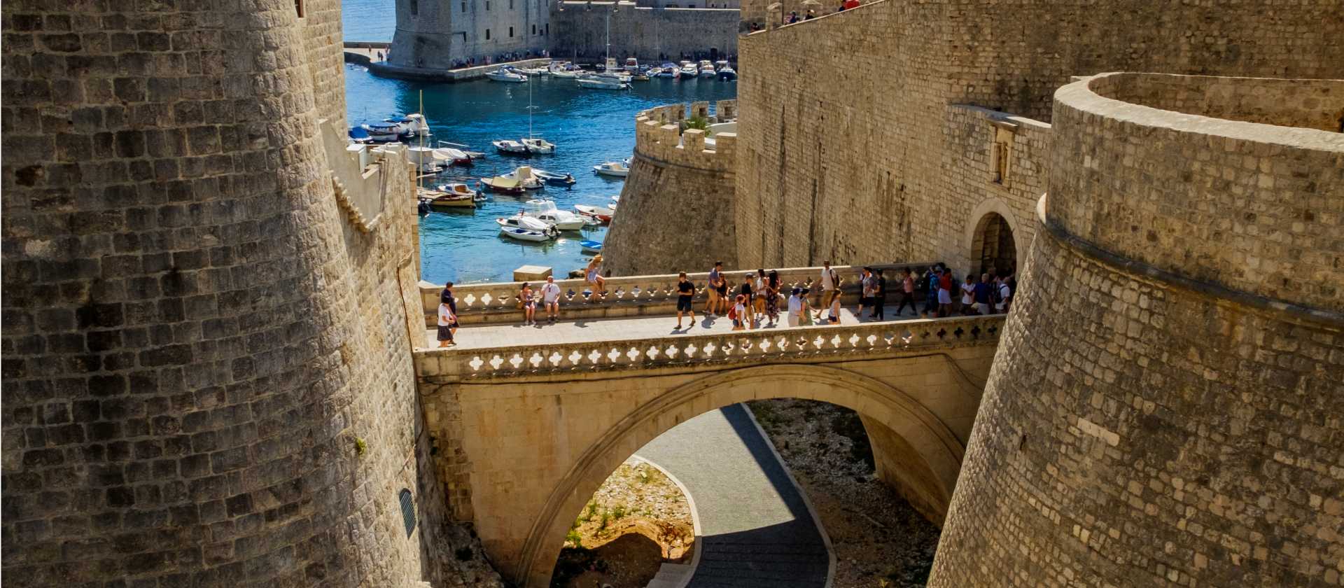 Historic bridge into Dubrovnik