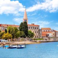 Seaside town of Porec, Croatia