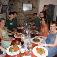 Enjoy hearty traditional food with your small group on the Prague to Dresden Cycle