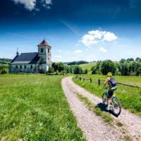 Riding up to an old church in the Czech Republic | Petr Slavík