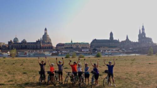 Finish your week-long cycling trip in the majestic city of Dresden