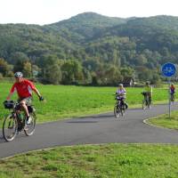 Use dedicated cycle trails to explore the lush Bohemian countryside