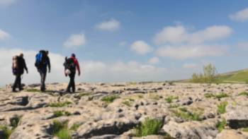 600618-56,Matt Cant Hikers completing the Coast to Coast walk in England.