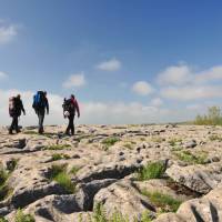 Hikers completing the Coast to Coast walk in England. | Matt Cant