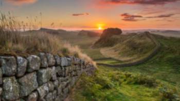 A beautiful sunset along Hadrian's Wall. | Thomas Heaton