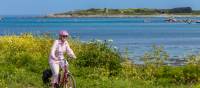 Cycling on Guernsey's west coast  |  <i>Chris George</i>