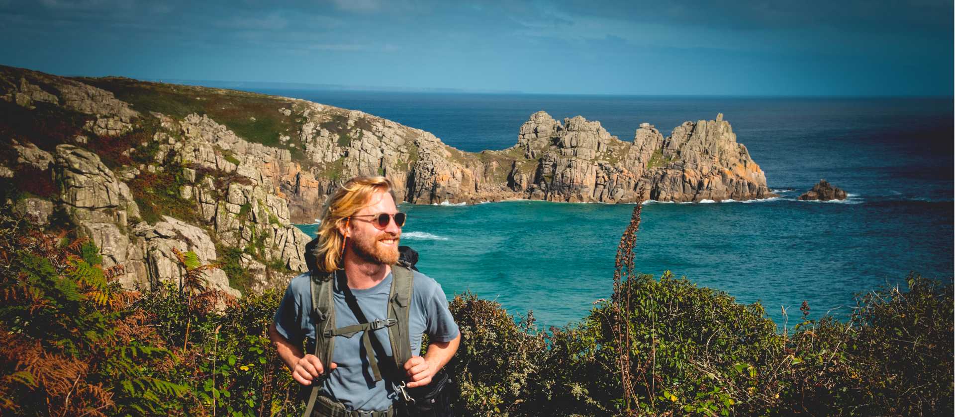 Walking the coastline of The Salt Path. | Tim Charody
