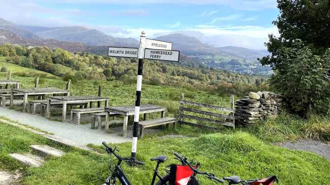 Taking in the views Ambleside
