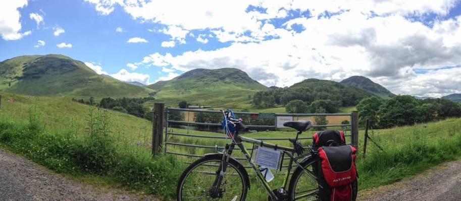 Taking a break at Glen Lochay