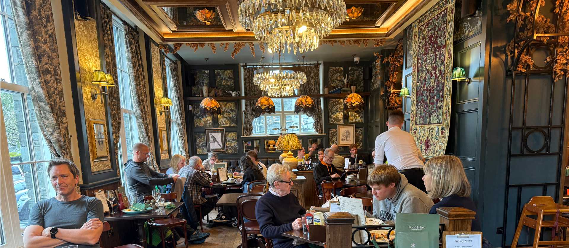 Dining room in the Ulswater Inn