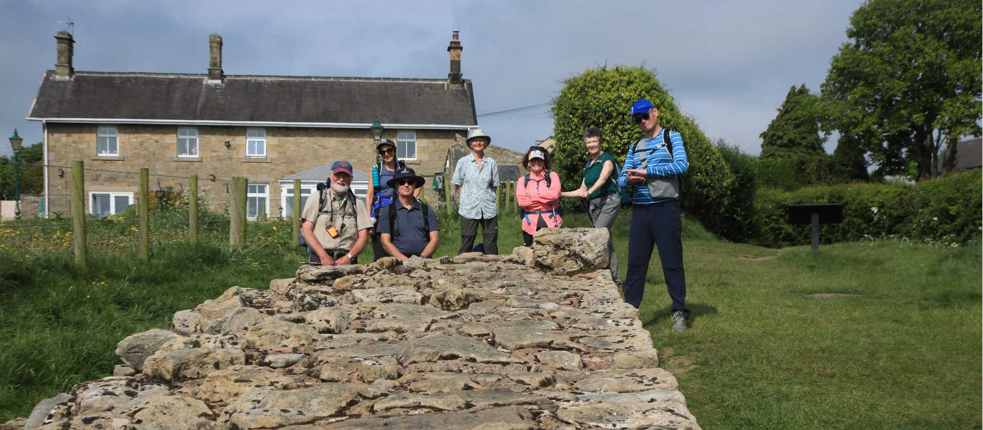 Section of Hadrian's Wall in suburb of Newcastle-upon-Tyne | John Millen