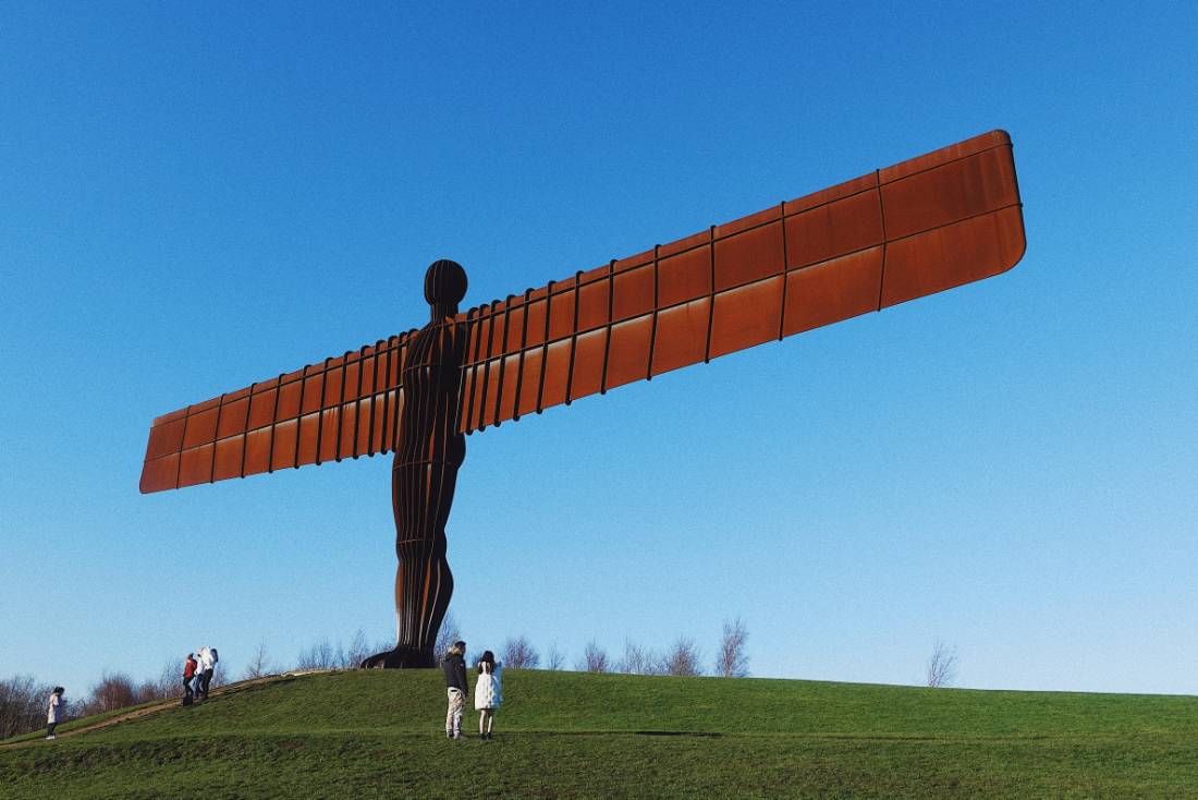 Newcastle's Angel of the North statue |  <i>Boris Yue</i>