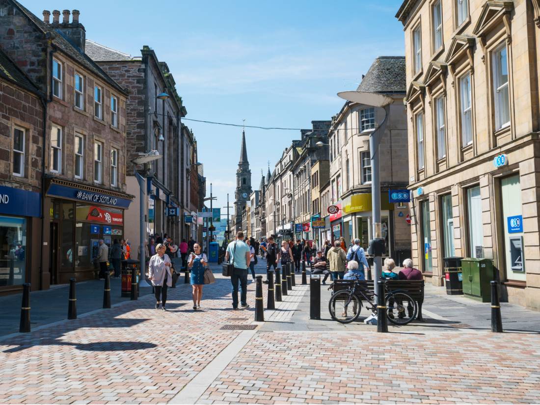 Shops and businesses in the centre of the City of Inverness |  <i>Kenny Lam</i>