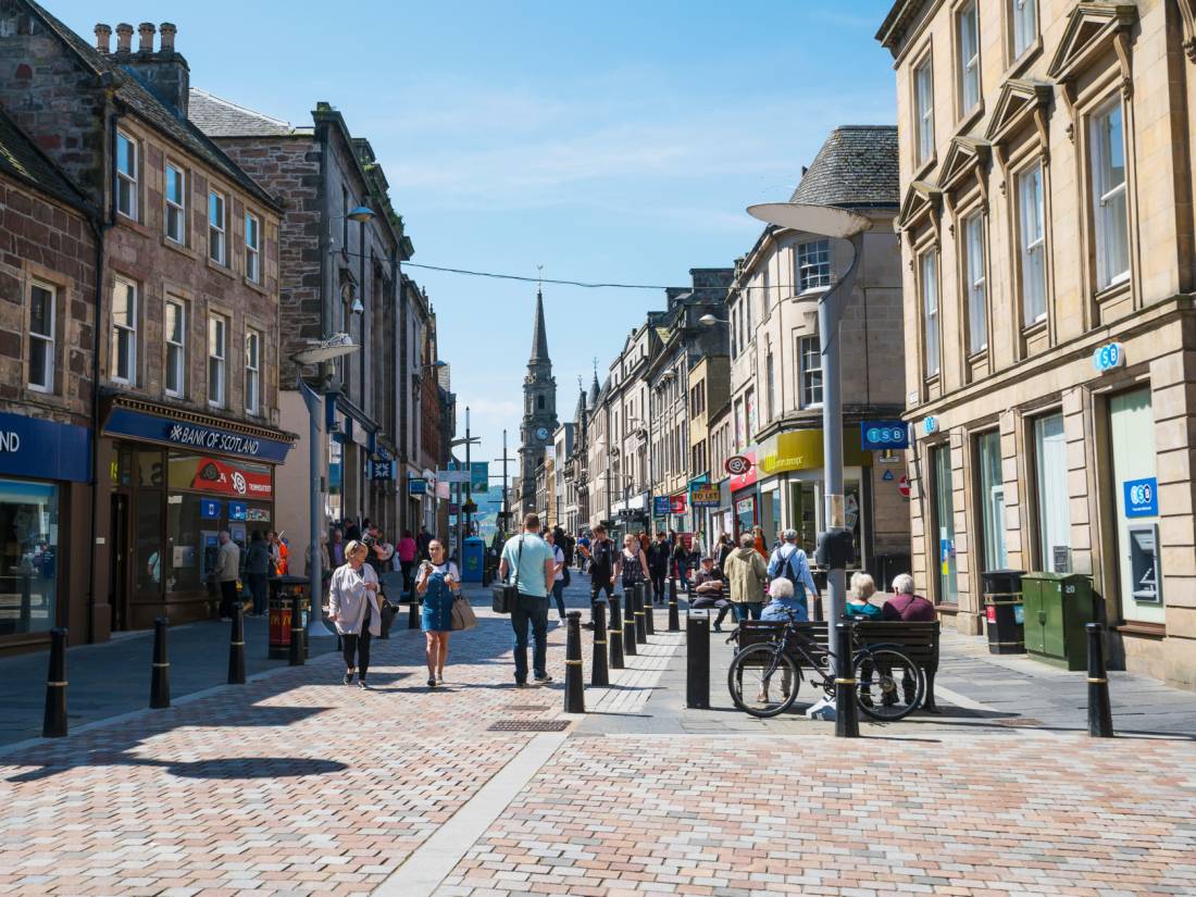 Shops and businesses in the centre of the City of Inverness |  <i>Kenny Lam</i>