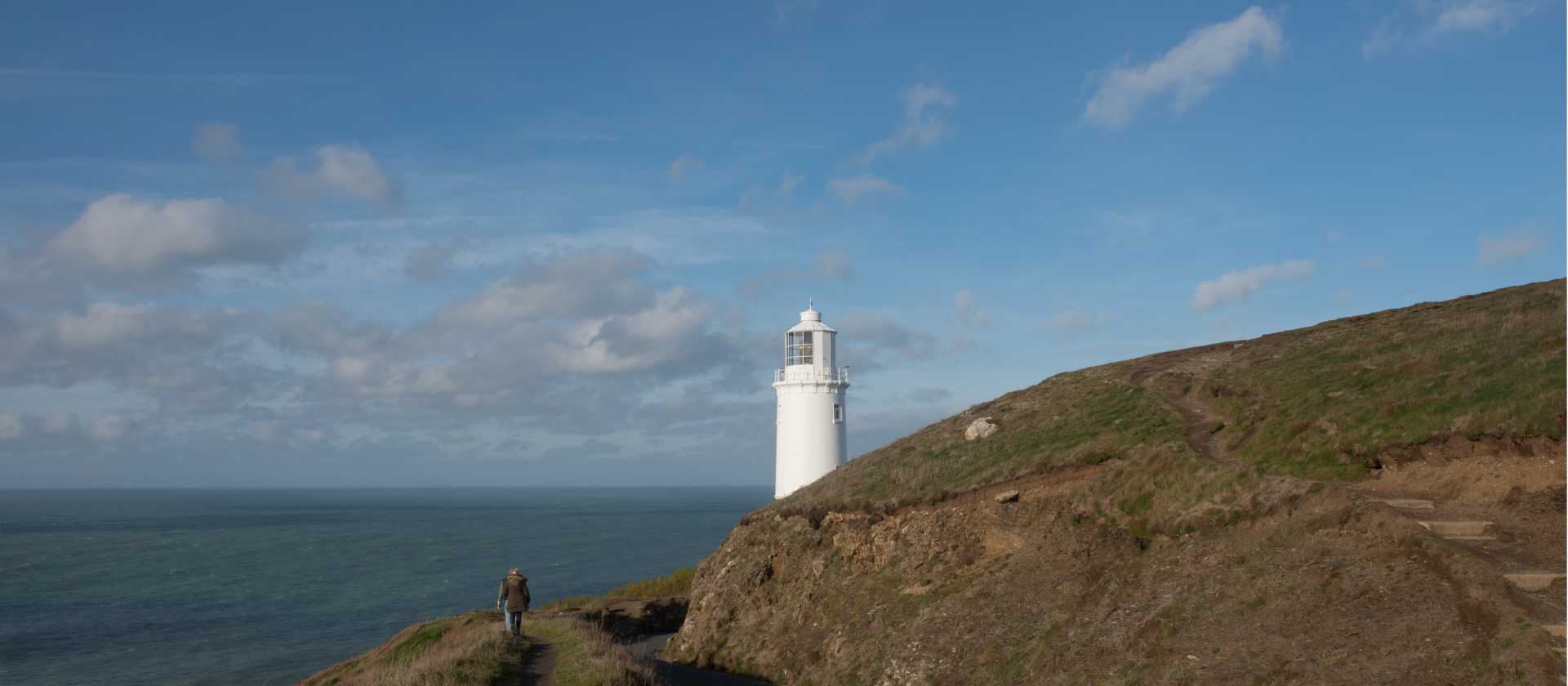 Walking along the South West Coast Path in England