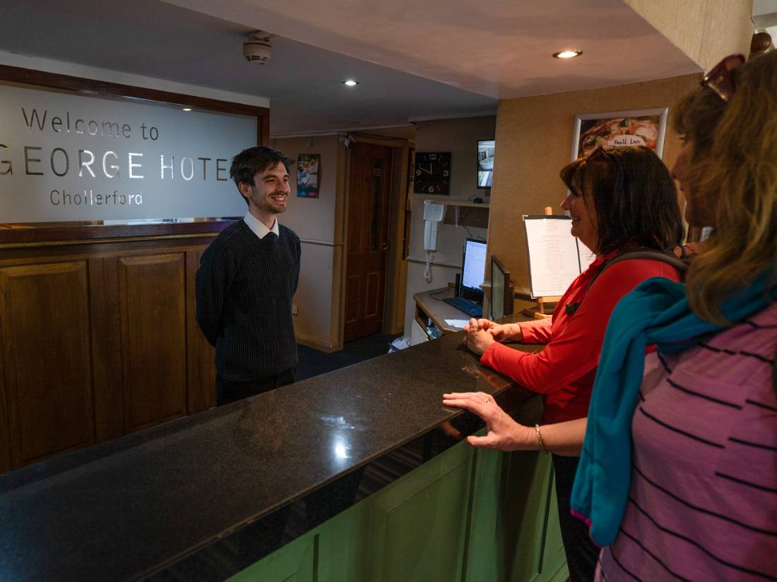 Check in to your hotel in England |  <i>Matt Sharman</i>