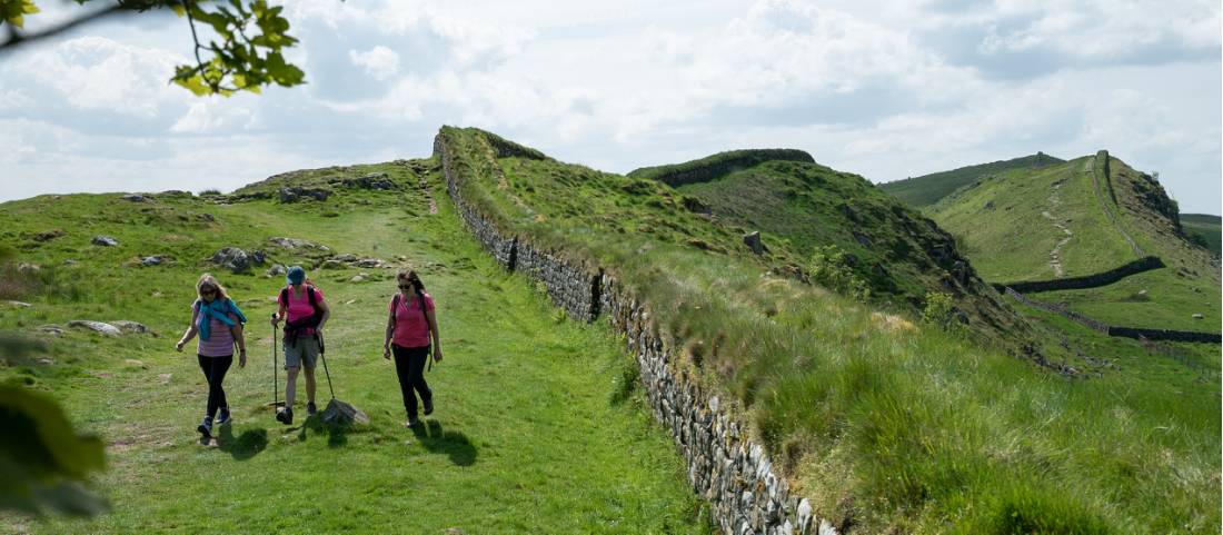 Follow Hadrian's Wall over rolling hills |  <i>Matt Sharman</i>