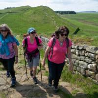 Friends hiking the Hadrian's Wall trail | Matt Sharman