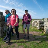 Friends hiking the Hadrian's Wall trail | Matt Sharman