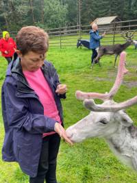 Pauline Tucker in Lapland