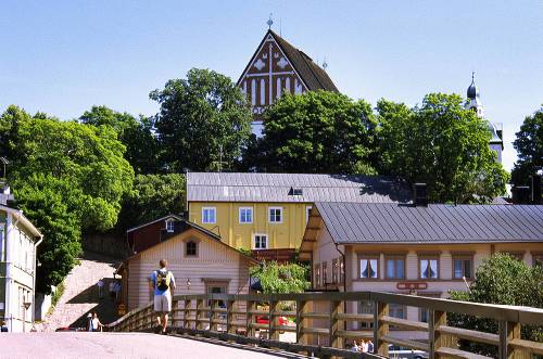 Pretty village in southern Finland