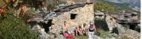 Hikers in the Roya Valley, Provence