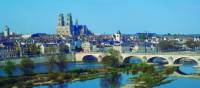 The city of Orléans along the Loire River |  <i>P. Duriez</i>