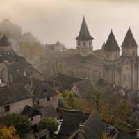 The medieval town and Romanesque abbey church of Conques | Maurice Subervie